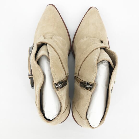 VINCE CAMUTO Women's Ashena Pointed Toe Ankle Boot 6.5 Taupe Suede NWOB - Picture 8 of 11